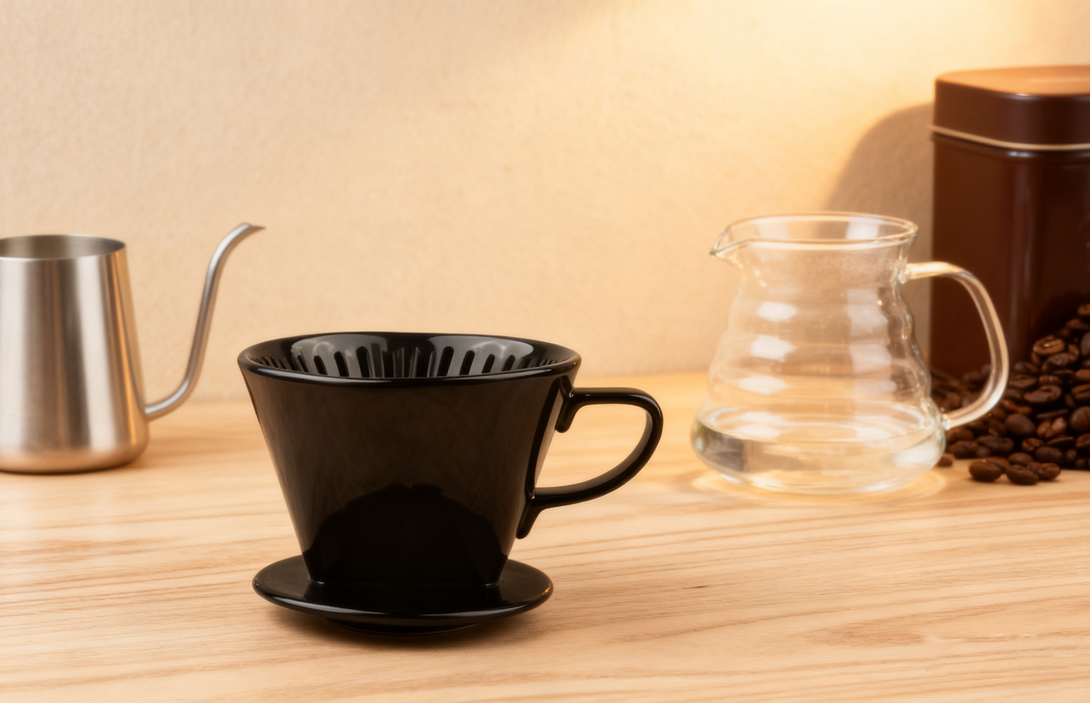 BeeCa Slow Drip Brewer - Heat Retention Ceramic Material