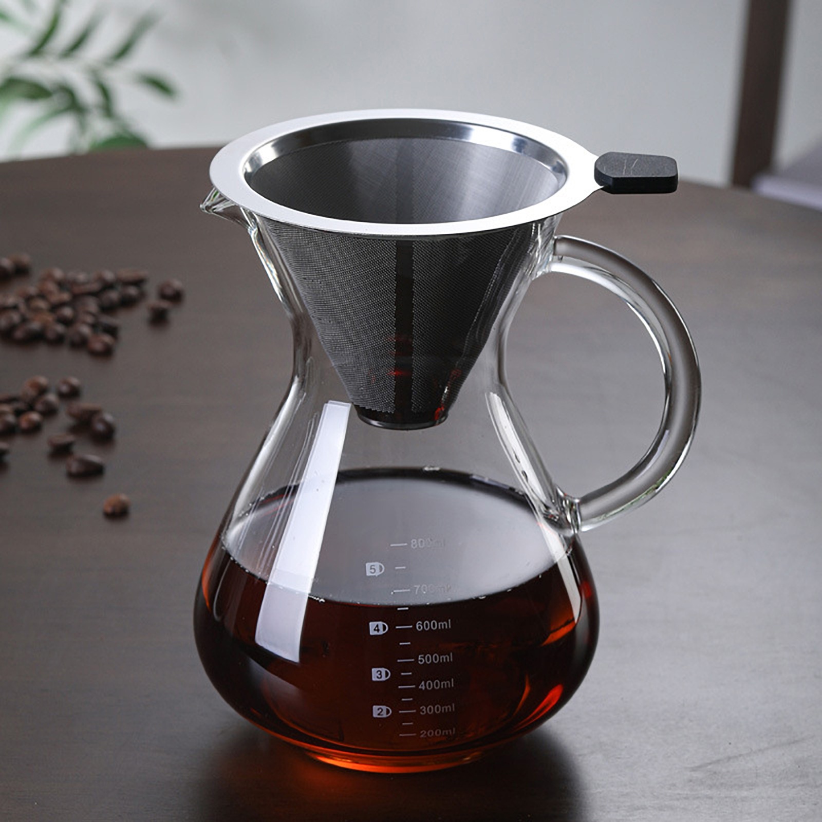 BeeCa V60 27oz 4-Cup Carafe | Chemex - Brewing Process