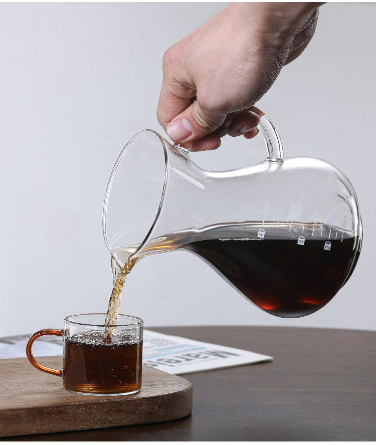 BeeCa V60 27oz 4-Cup Carafe | Chemex - High-Quality Borosilicate Glass Coffee Maker