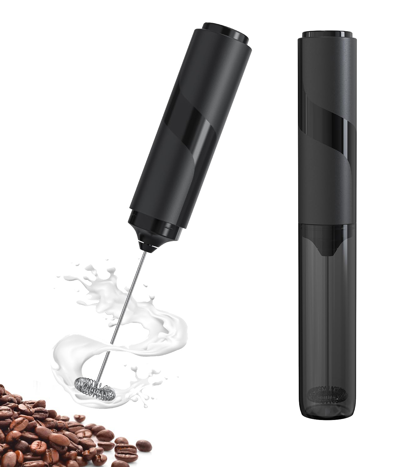 BeeCa Handheld Milk Frother with Cover